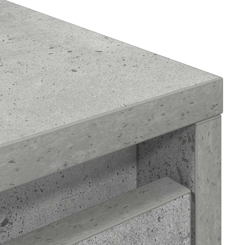 Visoka ploča beton siva 29,5x34x119,5 cm izrađeno drvo