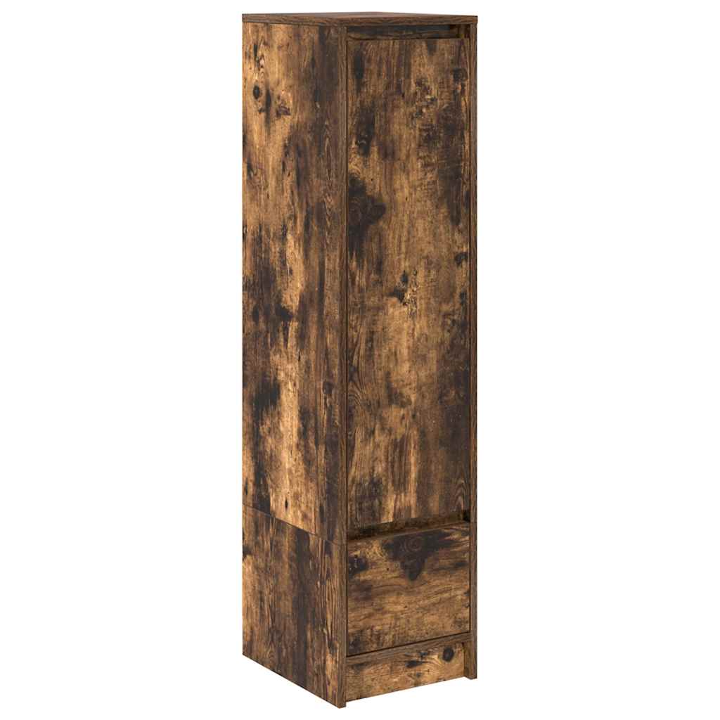 Visoka ploča dimljeni hrast 29,5x34x119,5 cm izrađeno drvo