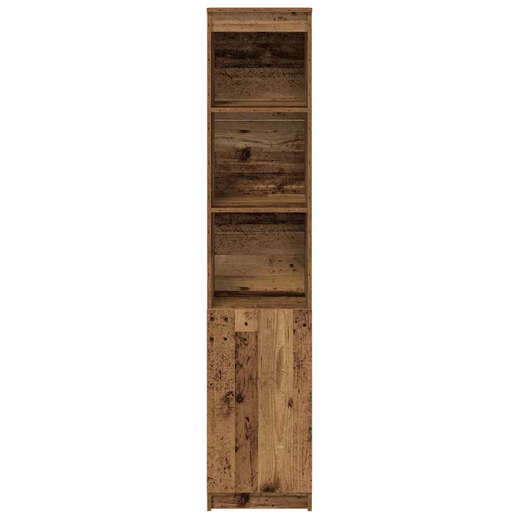 Visoka ploča staro drvo 37,5x35x180 cm konstruirano drvo