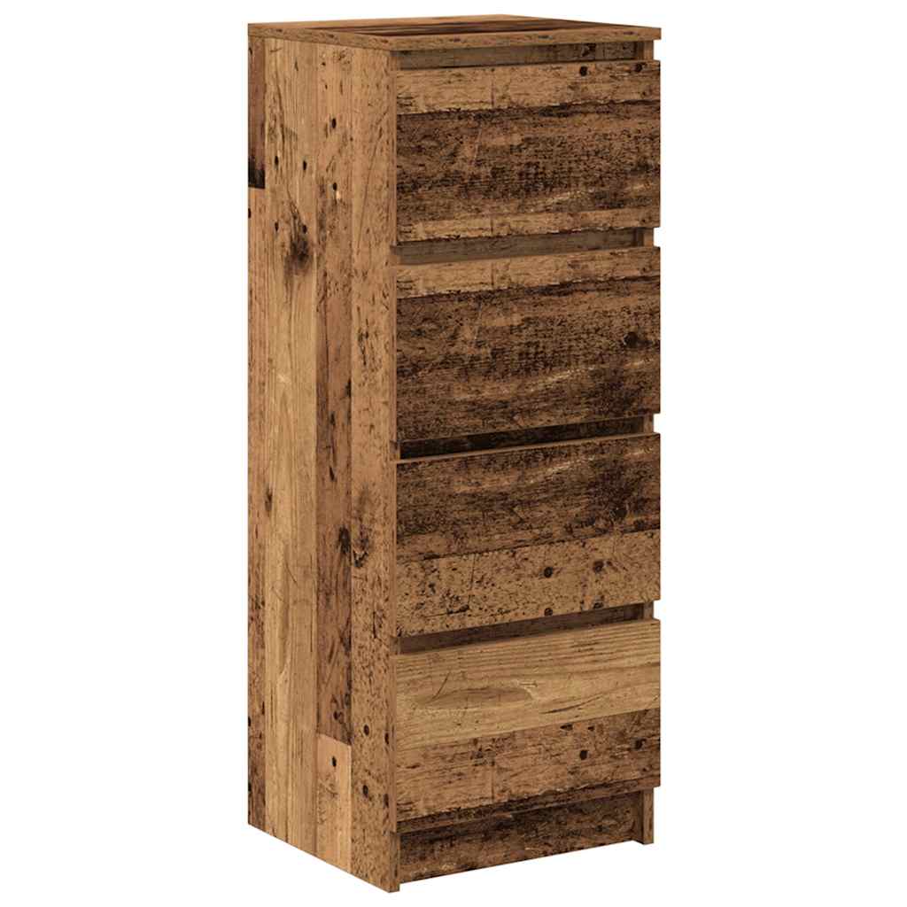 Komoda Staro drvo 37,5x35x99 cm Konstruirano drvo