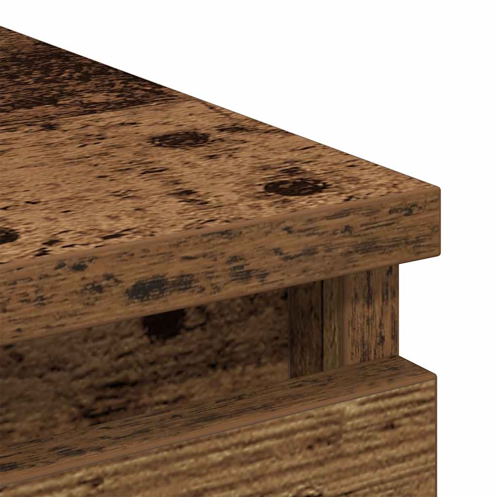Komoda staro drvo 37,5x35x76 cm od konstruiranog drva