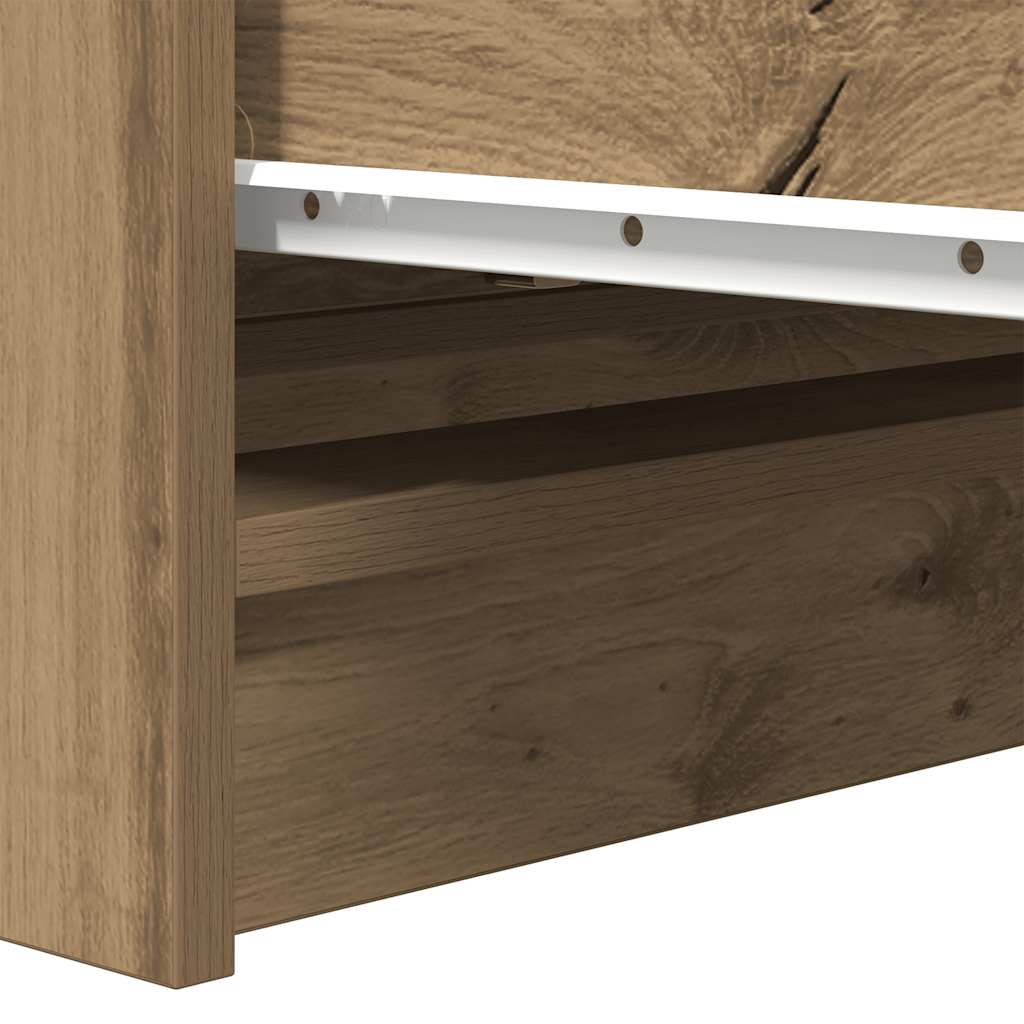 Komoda boja hrasta artisan 80x35x76 cm konstruirano drvo