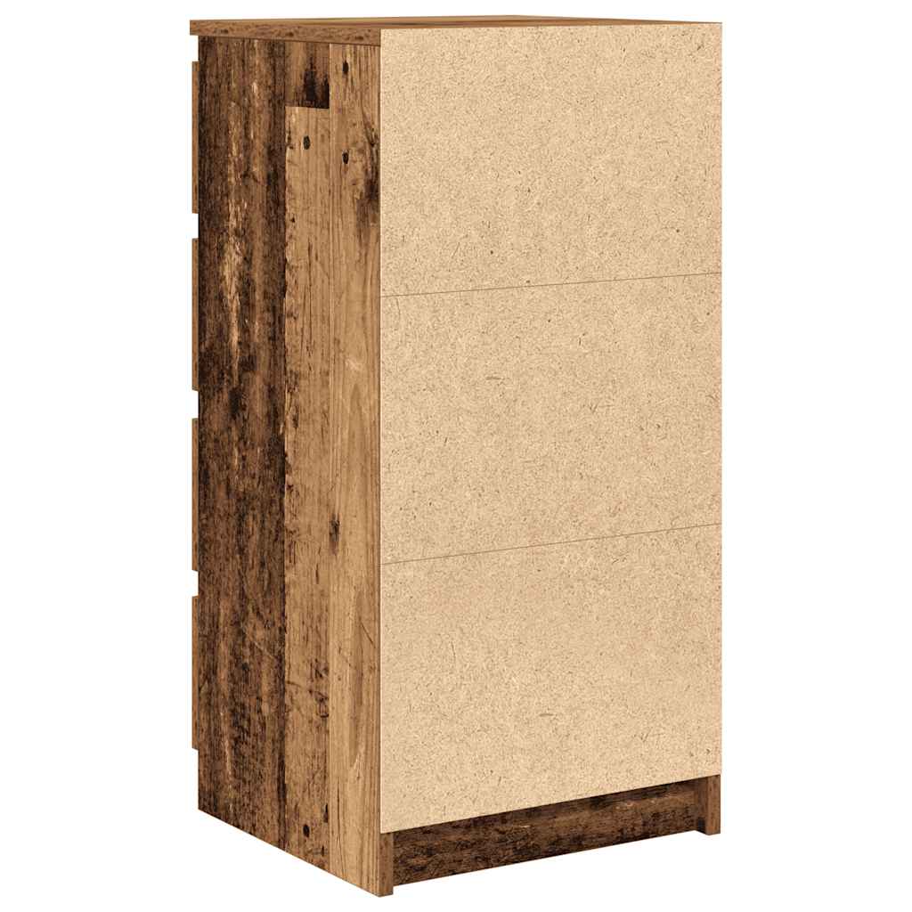 Komoda staro drvo 37,5x35x76 cm od konstruiranog drva