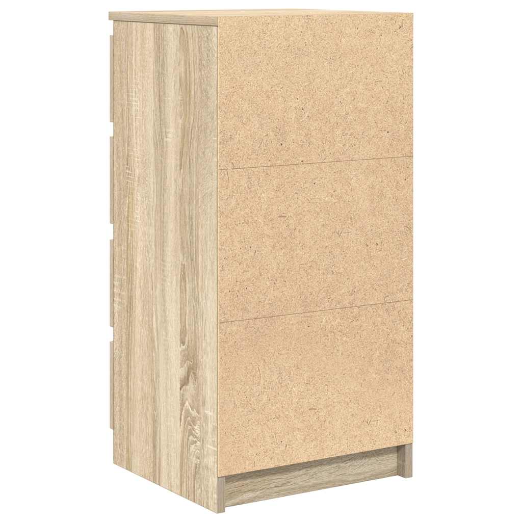 Komoda s ladicama sonoma hrast 37,5x35x99 cm izrađeno drvo