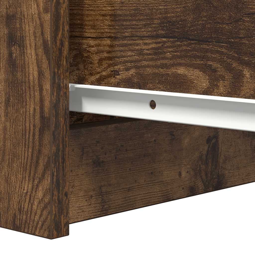 Komoda s ladicama dimljeni hrast 37,5x35x99cm konstruirano drvo