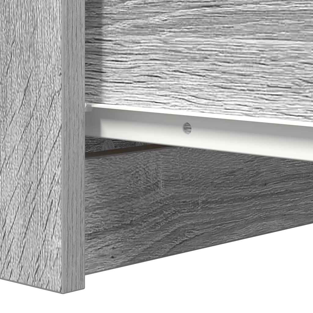 Komoda s ladicama Siva Sonoma 37,5x35x99 cm Konstruirano drvo