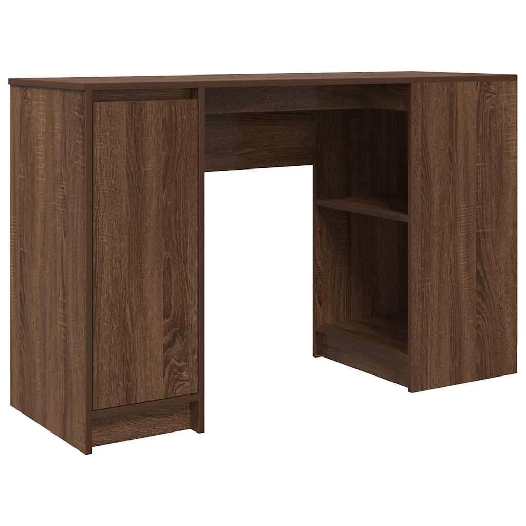 Radni stol smeđi hrast 120x42x76 cm konstruirano drvo