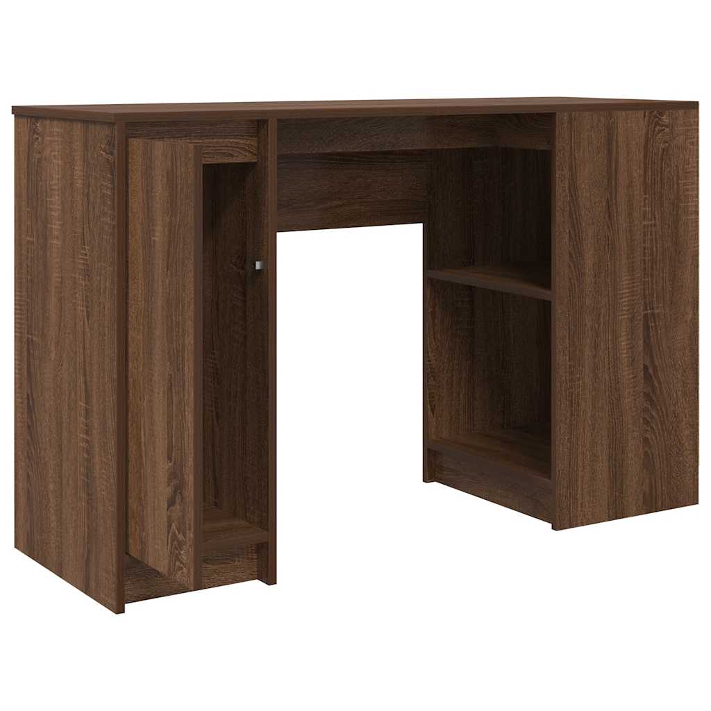 Radni stol smeđi hrast 120x42x76 cm konstruirano drvo