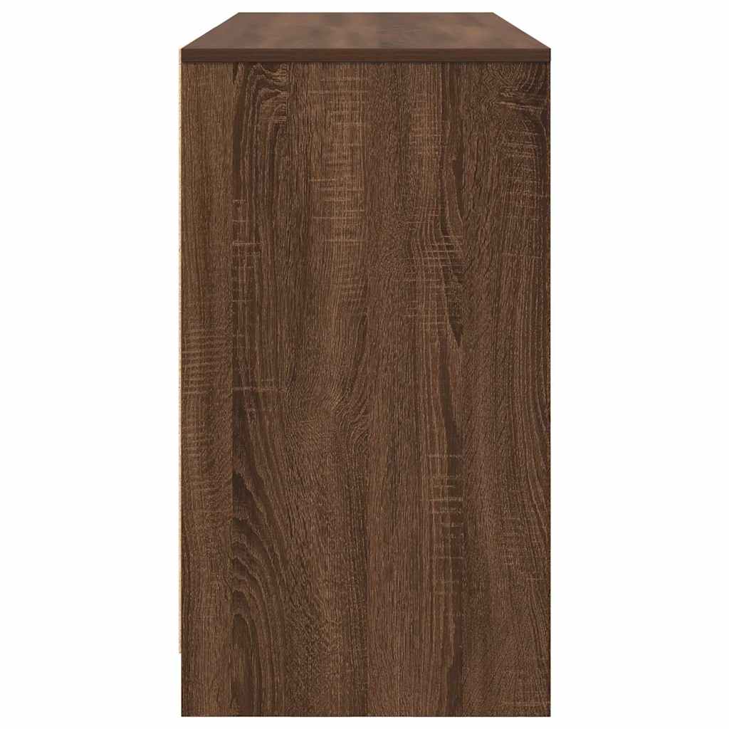 Radni stol smeđi hrast 120x42x76 cm konstruirano drvo