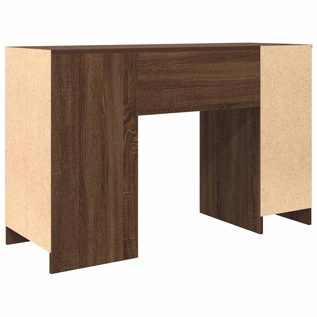Radni stol smeđi hrast 120x42x76 cm konstruirano drvo
