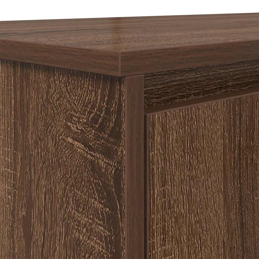 Radni stol smeđi hrast 120x42x76 cm konstruirano drvo