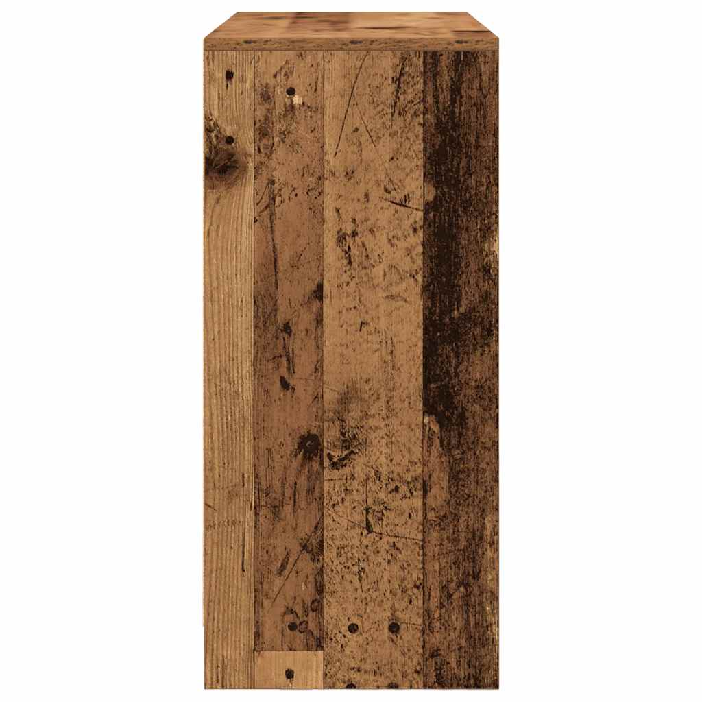 Komoda s ladicama i vratima staro drvo 70,5x34x74,5 cm
