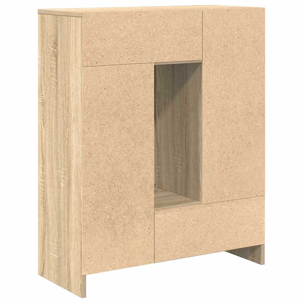 Komoda s ladicama i vratima sonoma hrast 73x31x90 cm