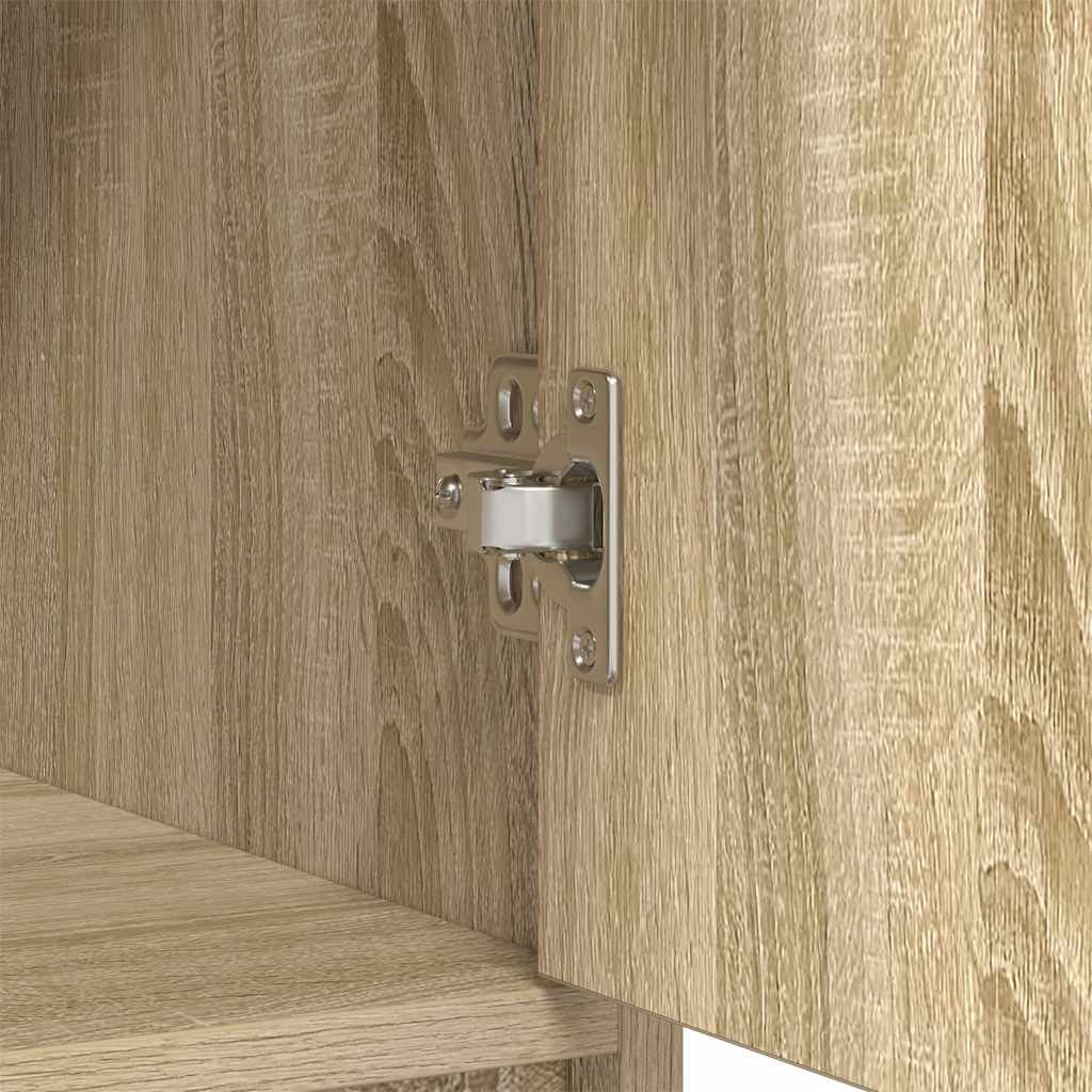 Komoda s ladicama i vratima sonoma hrast 73x31x90 cm