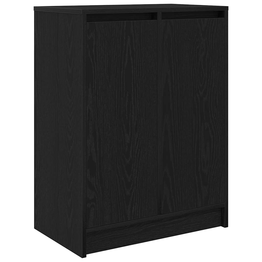 Ormarić za cipele crni hrast 57x34x76 cm od konstruiranog drva
