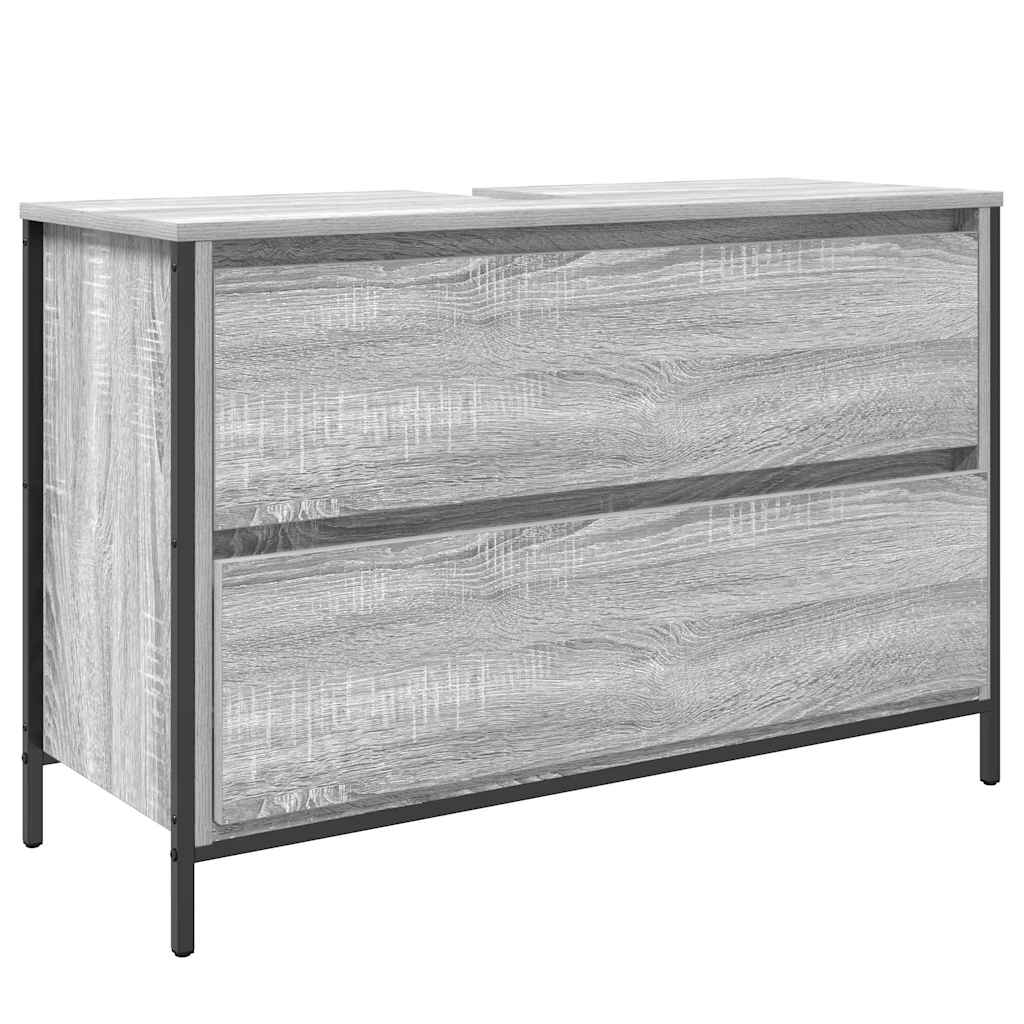 Kupaonski ormarić za umivaonik s ladicama 90x34,5x60 cm
