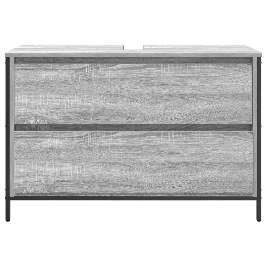 Kupaonski ormarić za umivaonik s ladicama 90x34,5x60 cm