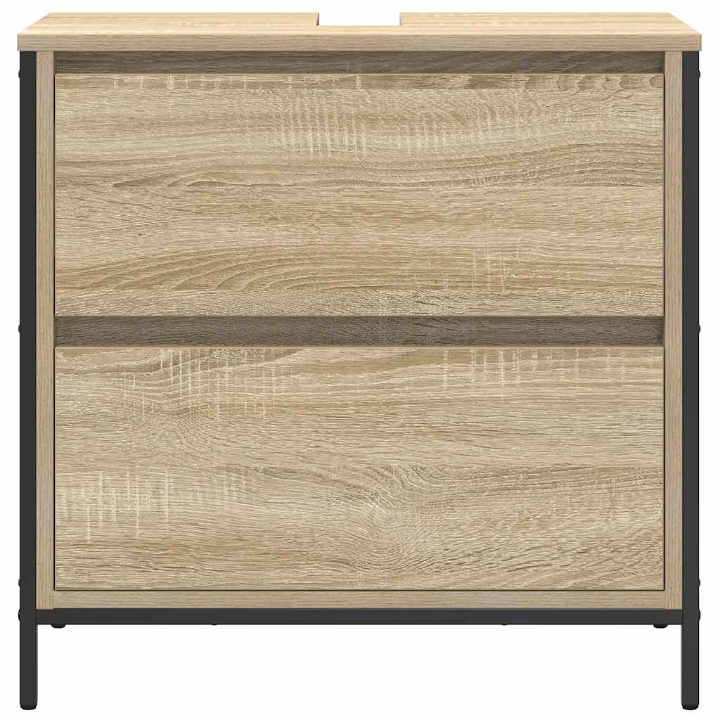 Kupaonski ormarić za umivaonik s ladicama 90x34,5x60 cm