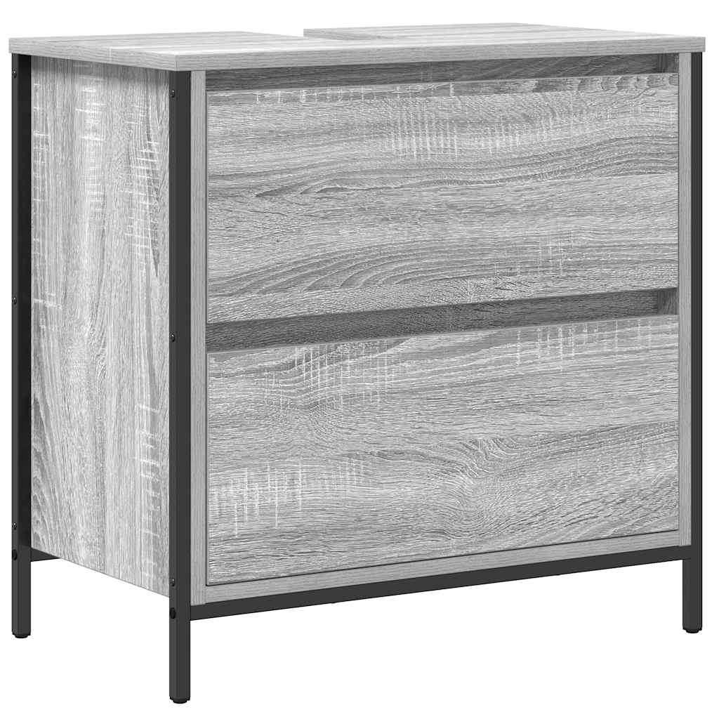 Kupaonski ormarić za umivaonik s ladicama 90x34,5x60 cm