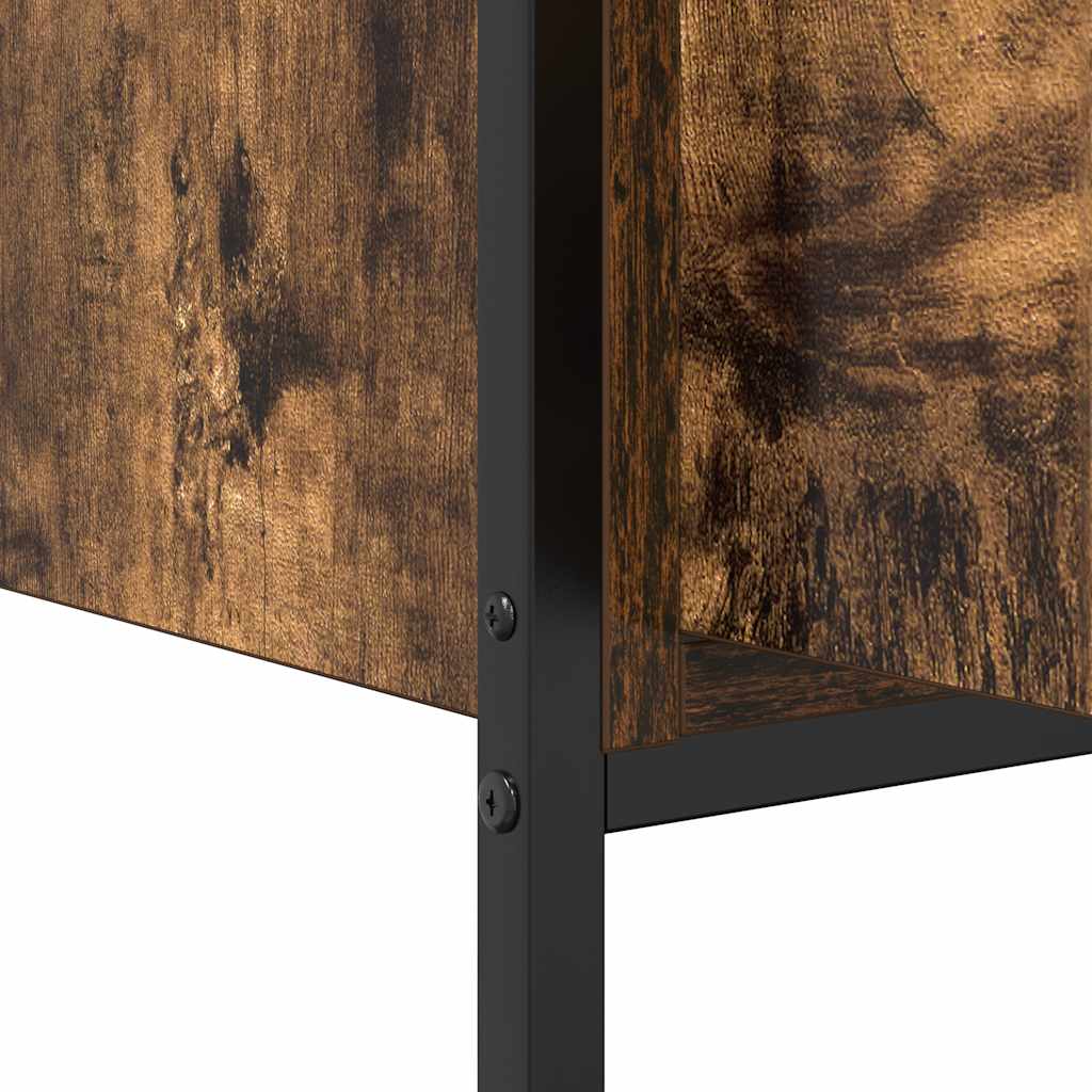 Ormarić za umivaonik od dimljenog hrasta 60x34,5x60 cm