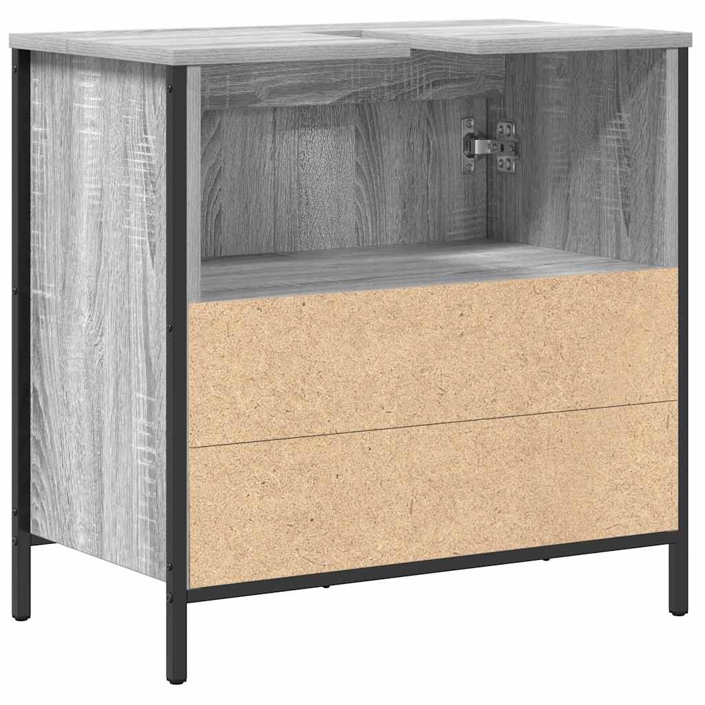 Ormarić za umivaonik u kupaonici sivi Sonoma 60x34,5x60 cm