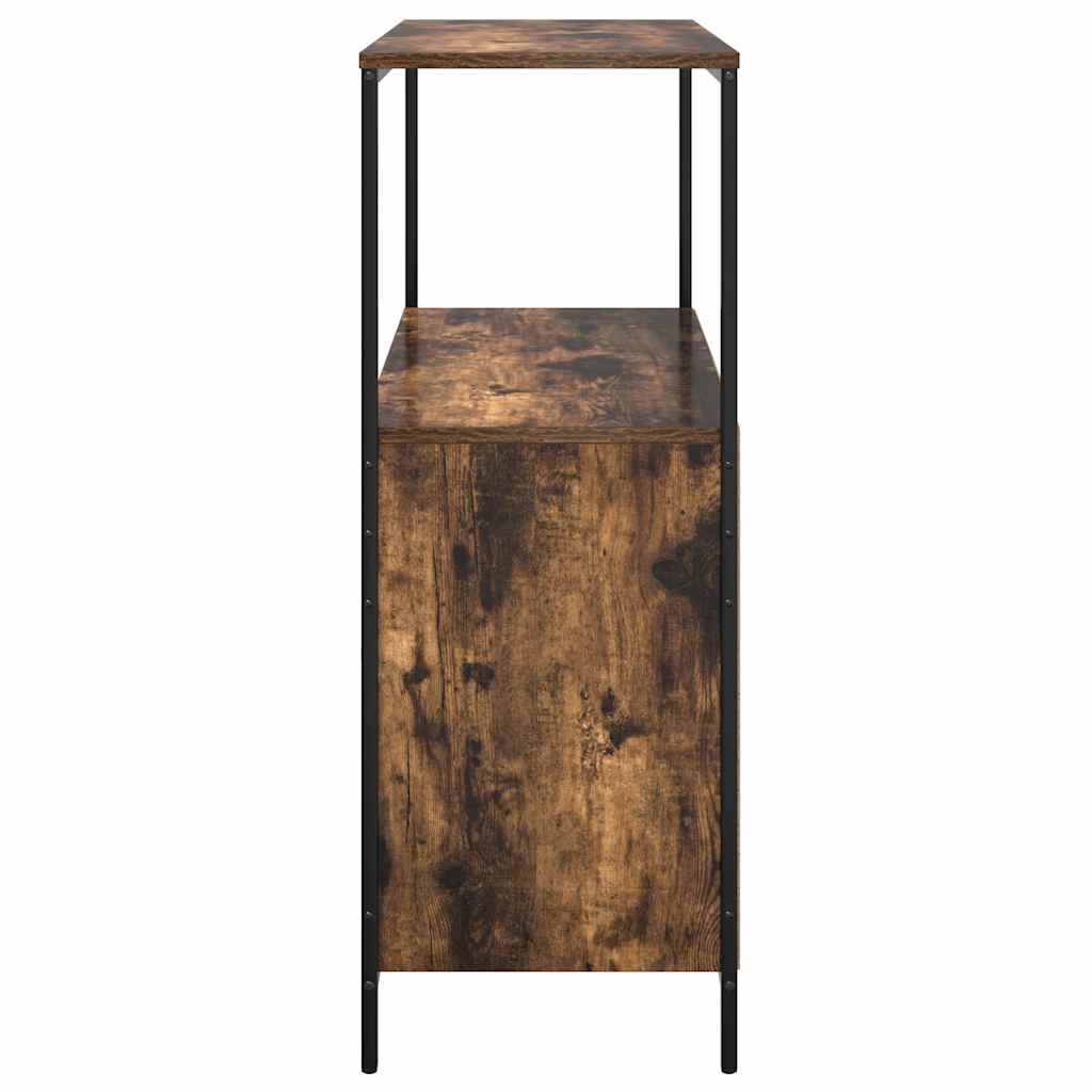 Kupaonski ormarić s policama dimljeni hrast 76,5x35x95 cm