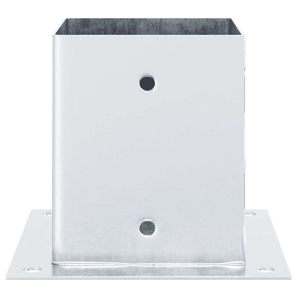Postolja za stupove kvadratna 12 kom 121x121 mm pocinčani čelik
