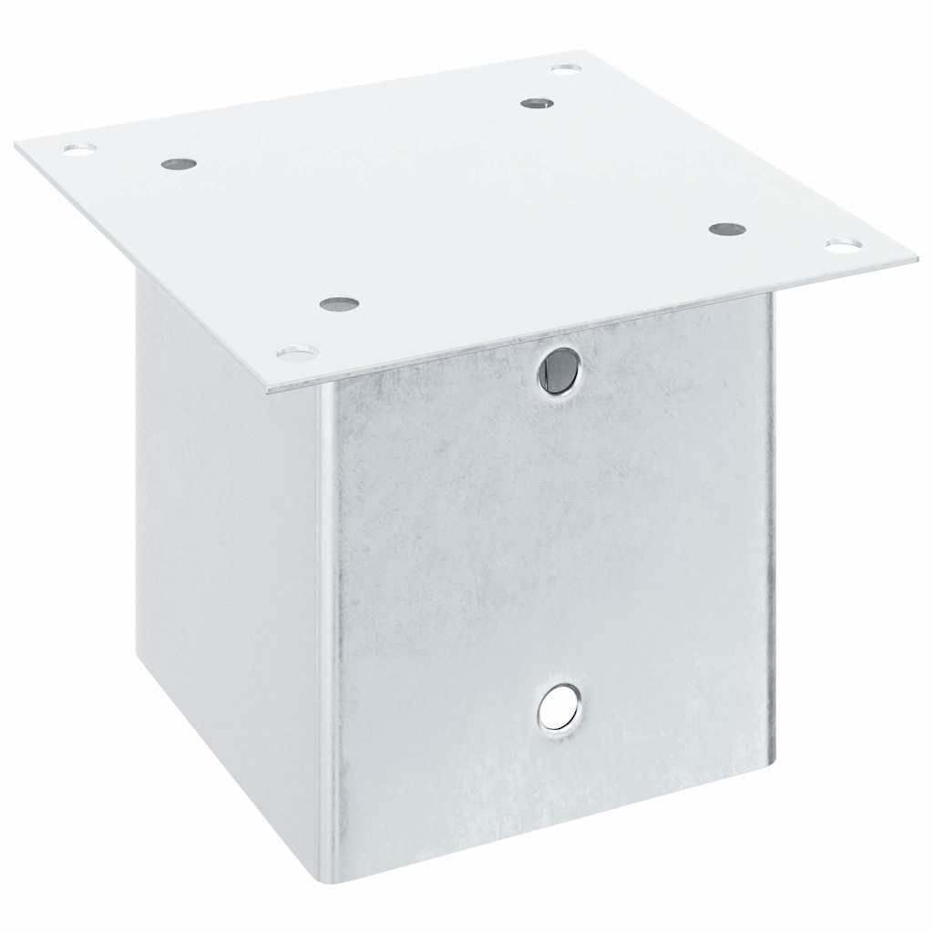 Postolja za stupove kvadratna 12 kom 141x141 mm pocinčani čelik