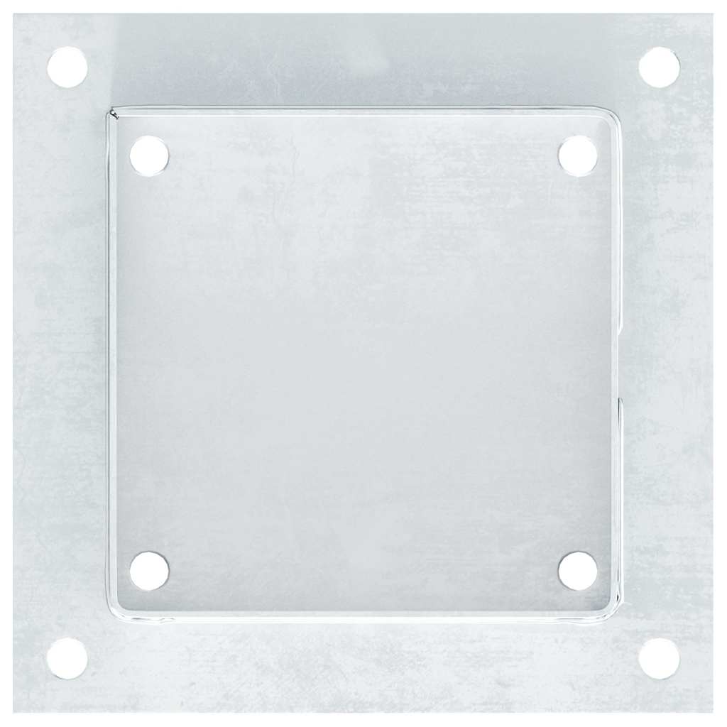 Postolja za stupove kvadratna 12 kom 141x141 mm pocinčani čelik