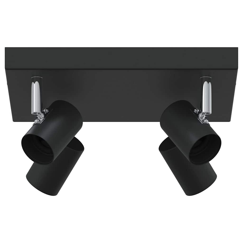 Stropni reflektor s reflektorima Crna 26,5 x 26 x 11,5 cm Metal