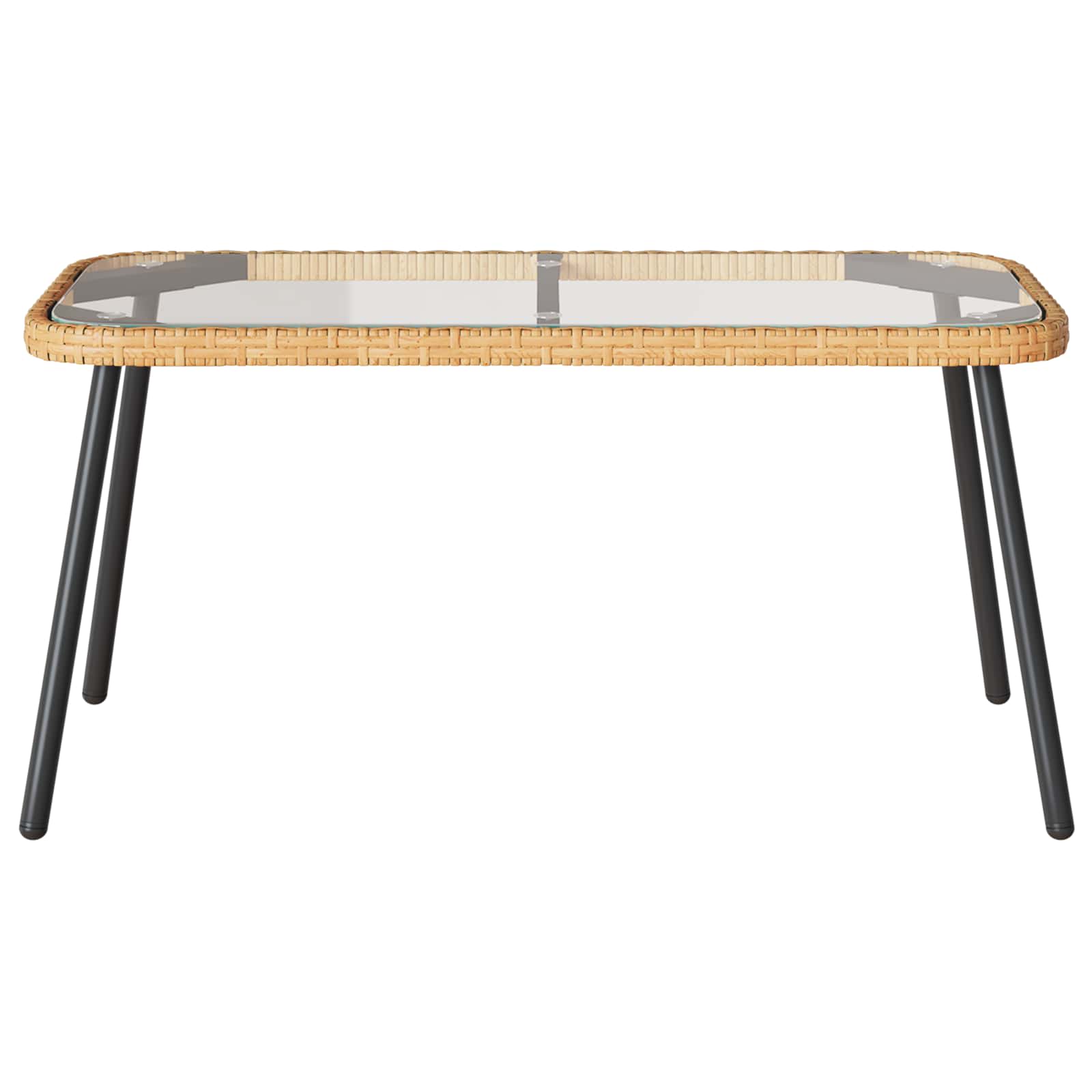 Kava Stol Smeđa i crna 90 x 45 x 43 cm poliratan