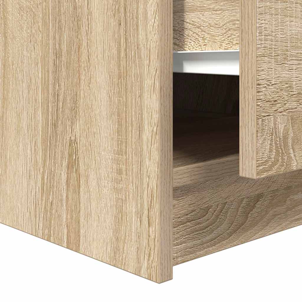 stol za kavu s ladicama sonoma hrast 100x100x40 cm