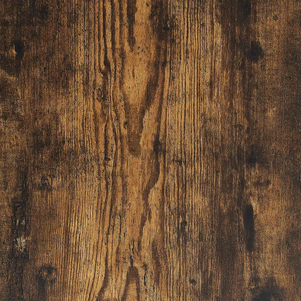 stol za kavu s ladicama dimljeni hrast 100x100x40 cm