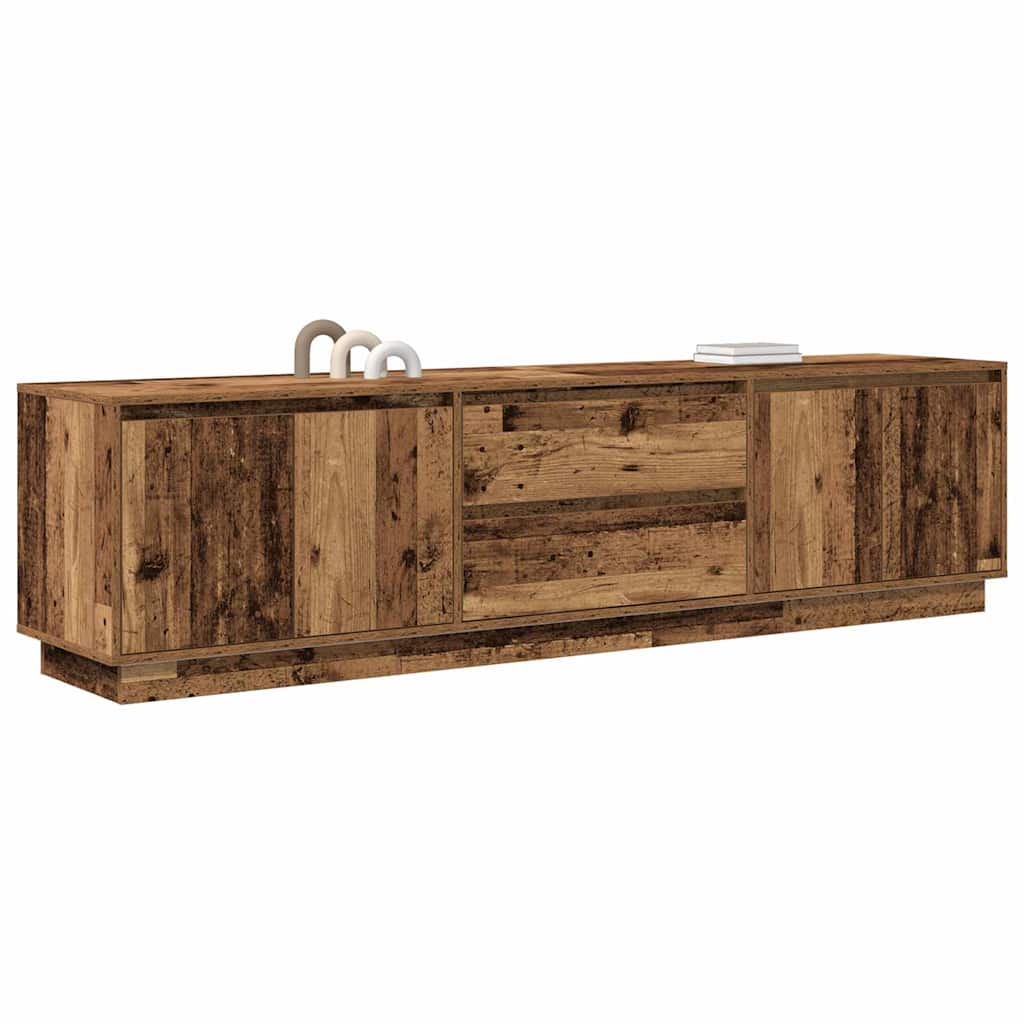 TV ormarići s LED svjetlima 2 kom boja drva 193,5x41x50 cm