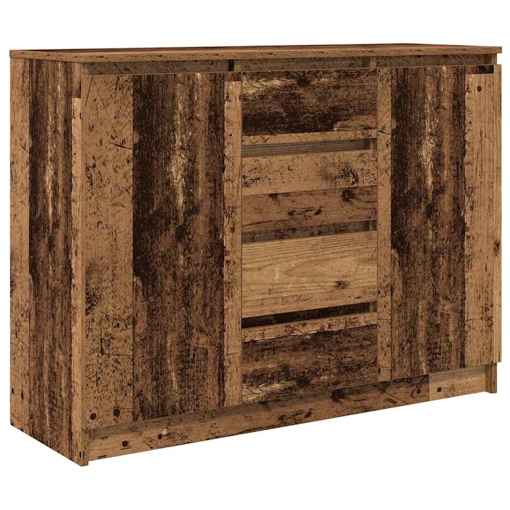 Komoda s ladicama staro drvo 100,5x35x76 cm konstruirano drvo