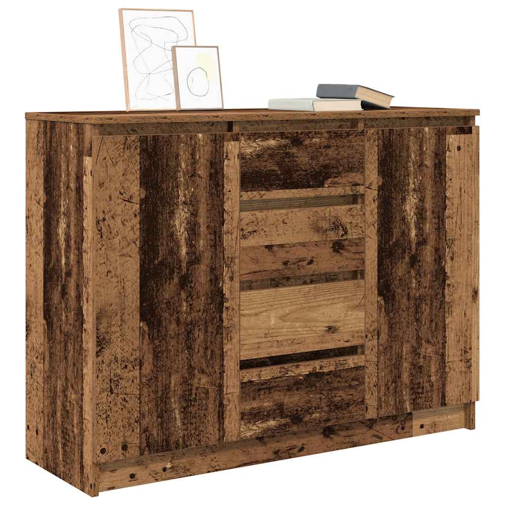 Komoda s ladicama staro drvo 100,5x35x76 cm konstruirano drvo