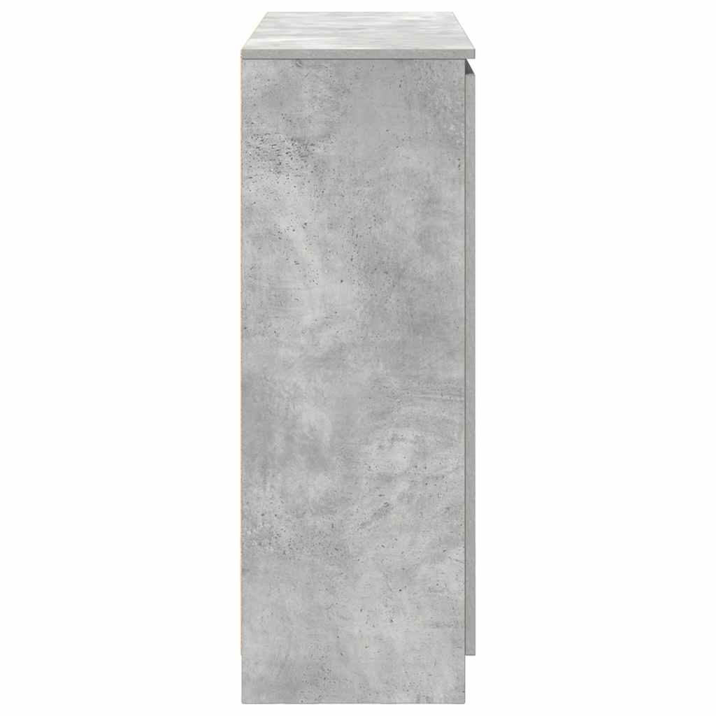 Komoda s ladicama beton siva 100,5x35x98,5 cm konstruirano drvo