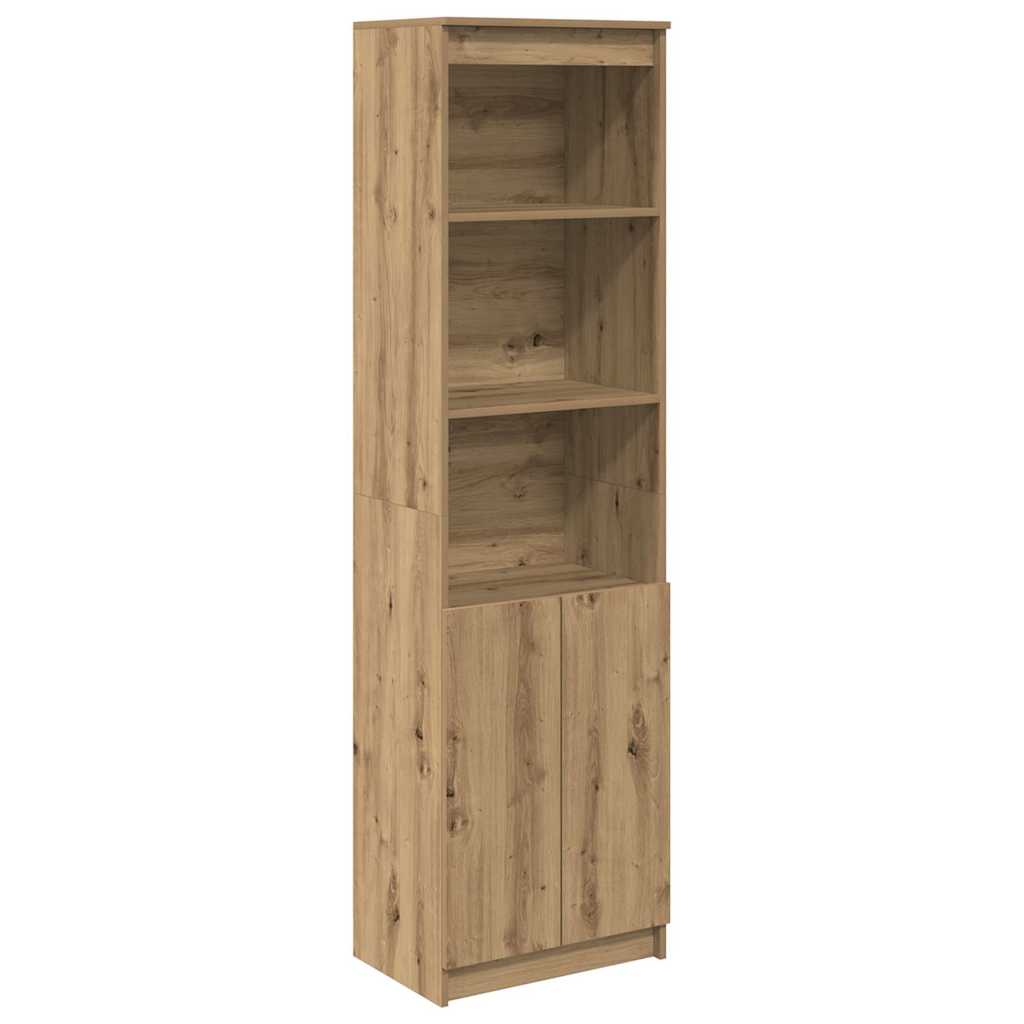 Visoka komoda hrasta artisana 50x35x180 cm konstruirano drvo
