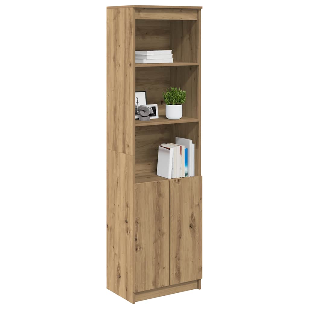 Visoka komoda hrasta artisana 50x35x180 cm konstruirano drvo