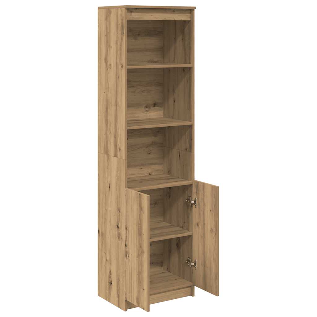 Visoka komoda hrasta artisana 50x35x180 cm konstruirano drvo