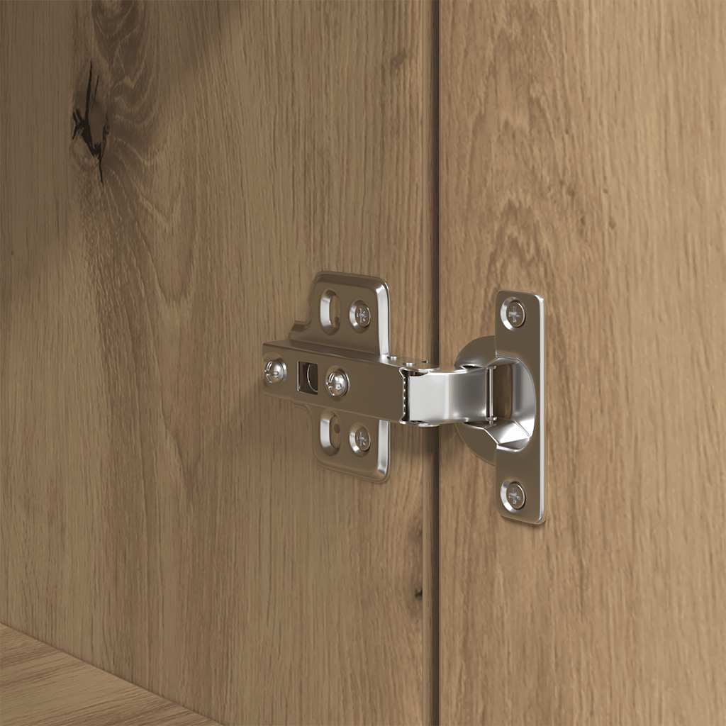 Visoka komoda artisan hrast 70x35x180 cm od konstruiranog drva