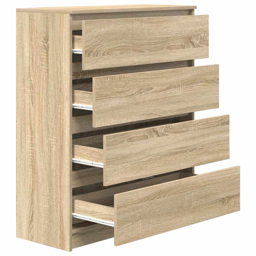 Komoda boja hrasta sonome 80x35x99 cm konstruirano drvo