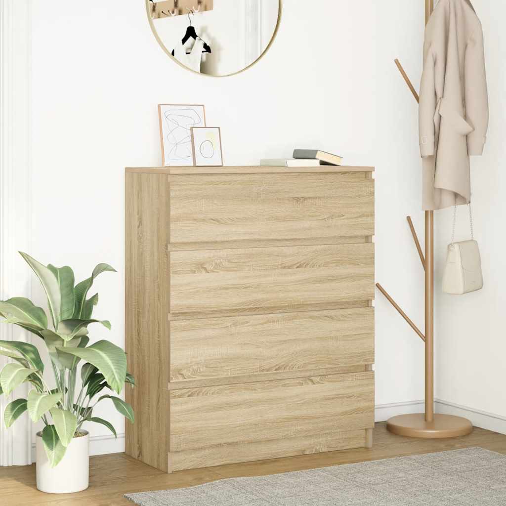 Komoda boja hrasta sonome 80x35x99 cm konstruirano drvo