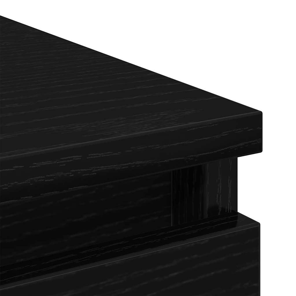 Komoda crni hrast 100x35x99 cm od konstruiranog drva