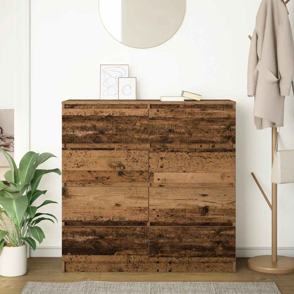 Komoda staro drvo 100x35x99 cm od konstruiranog drva