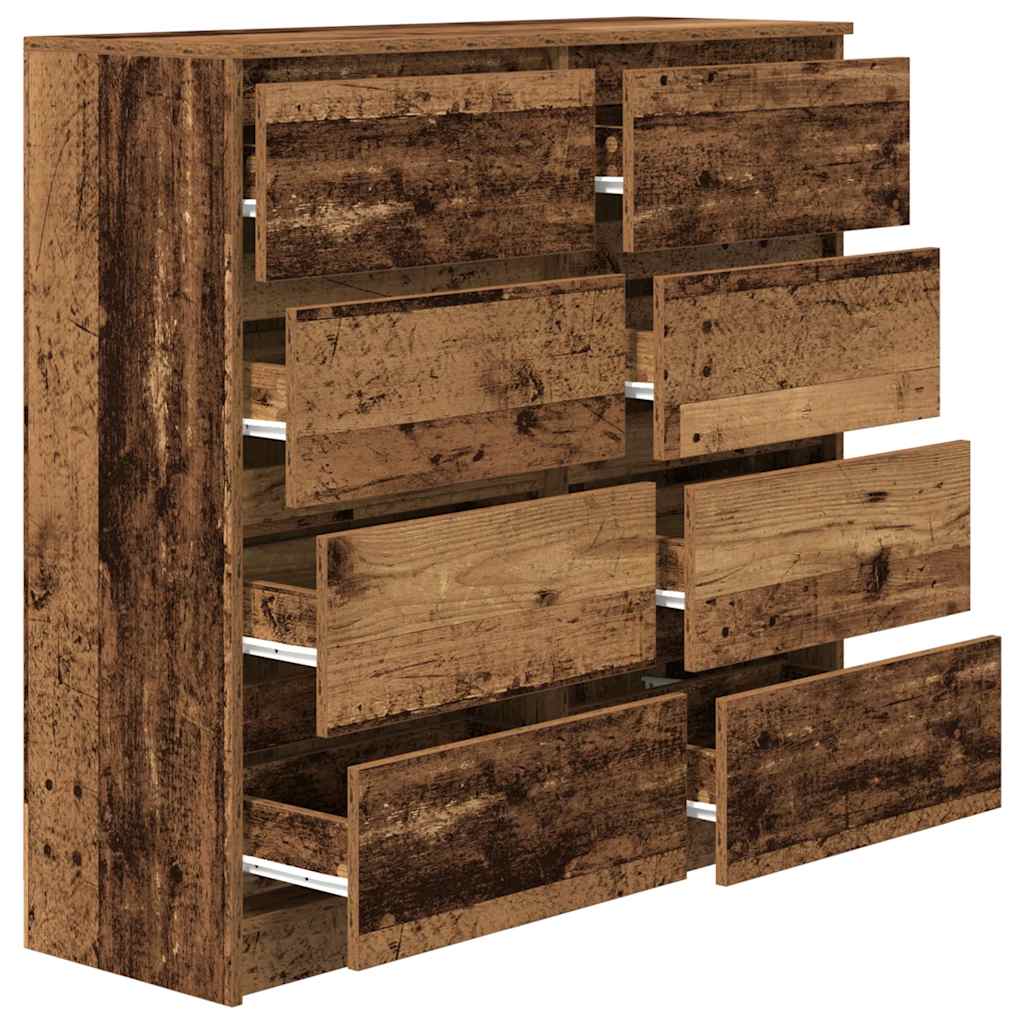 Komoda staro drvo 100x35x99 cm od konstruiranog drva
