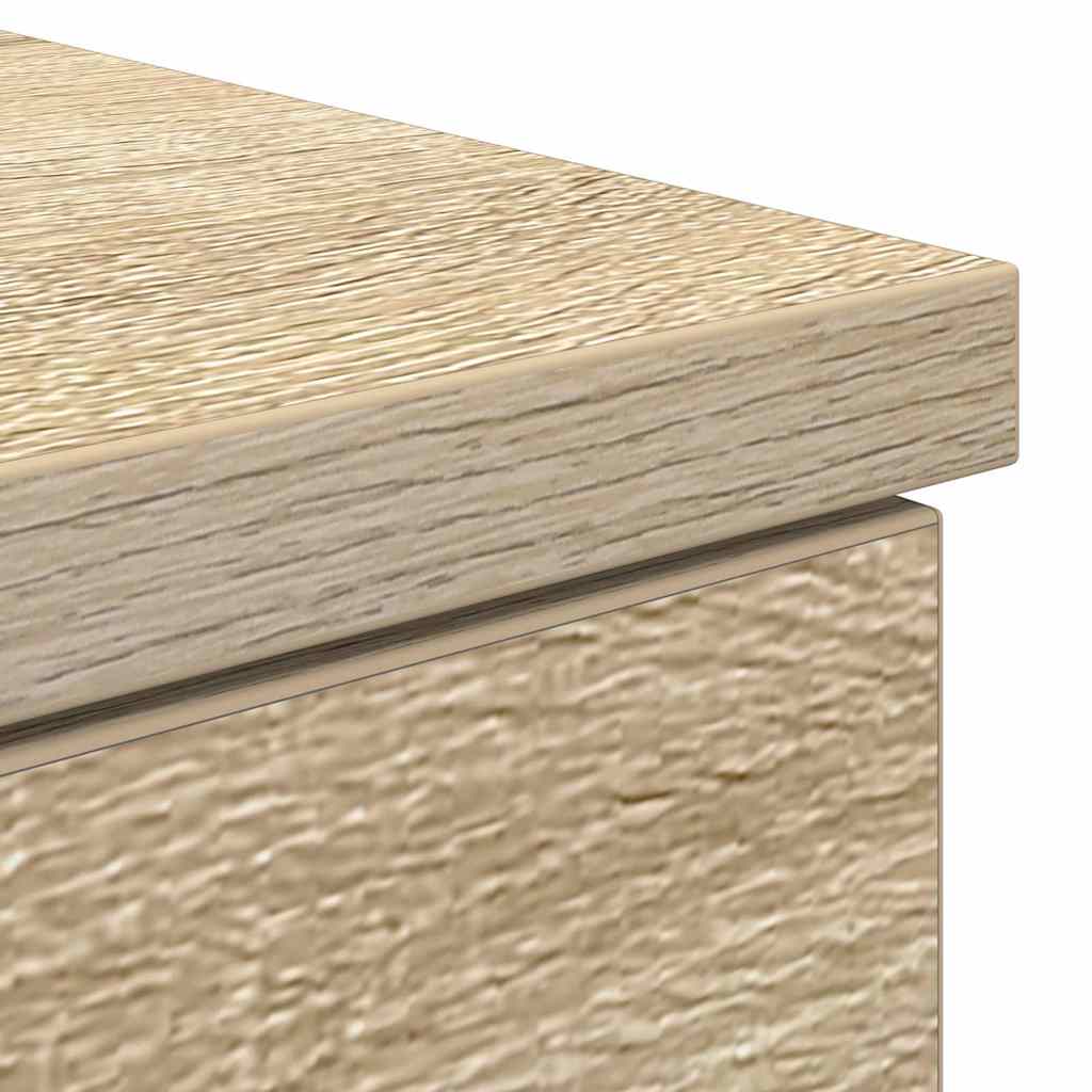 Stol s ladicama sonoma hrast 140 x 49 x 76 cm Konstruirano drvo