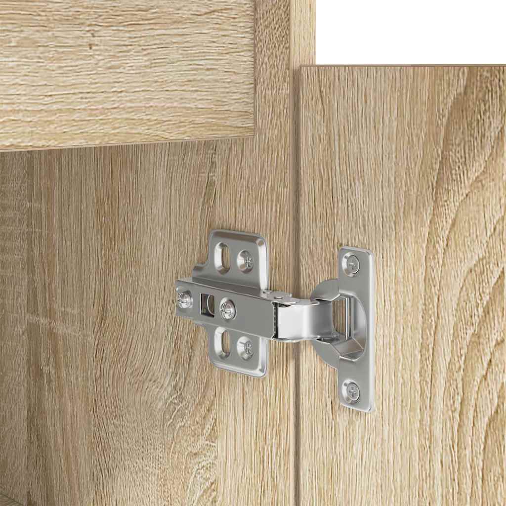 Stol s ladicama sonoma hrast 140 x 49 x 76 cm Konstruirano drvo