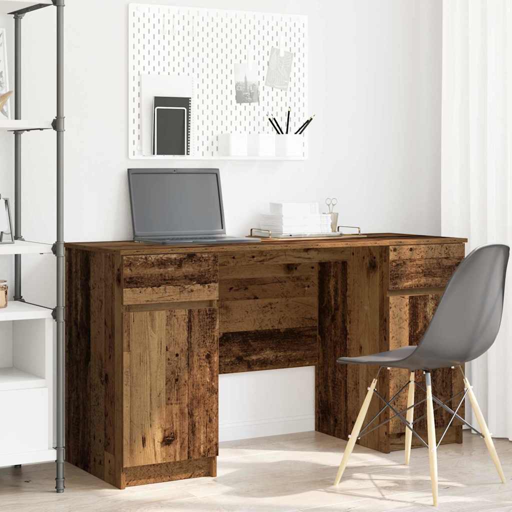Stol s ladicama Staro drvo 140 x 49 x 76 cm Konstruirano drvo