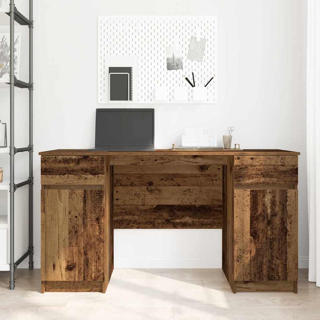 Stol s ladicama Staro drvo 140 x 49 x 76 cm Konstruirano drvo